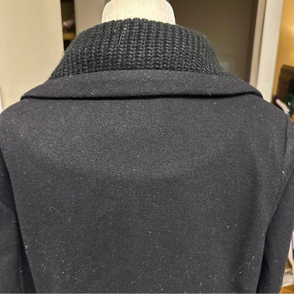 le chateau Black Double-Breasted Pea Coat - Picture 7 of 11